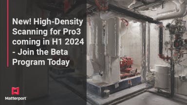 New! High-Density Scanning for Pro3 coming in H1 2024 - Join the Beta Program Today teaser